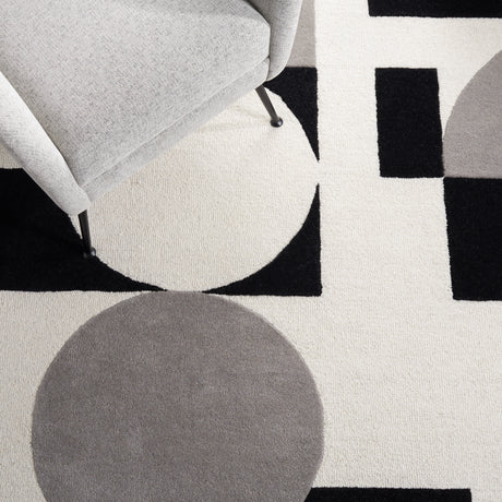 Safavieh Rodeo Drive Rd856F Grey/Black Rug.