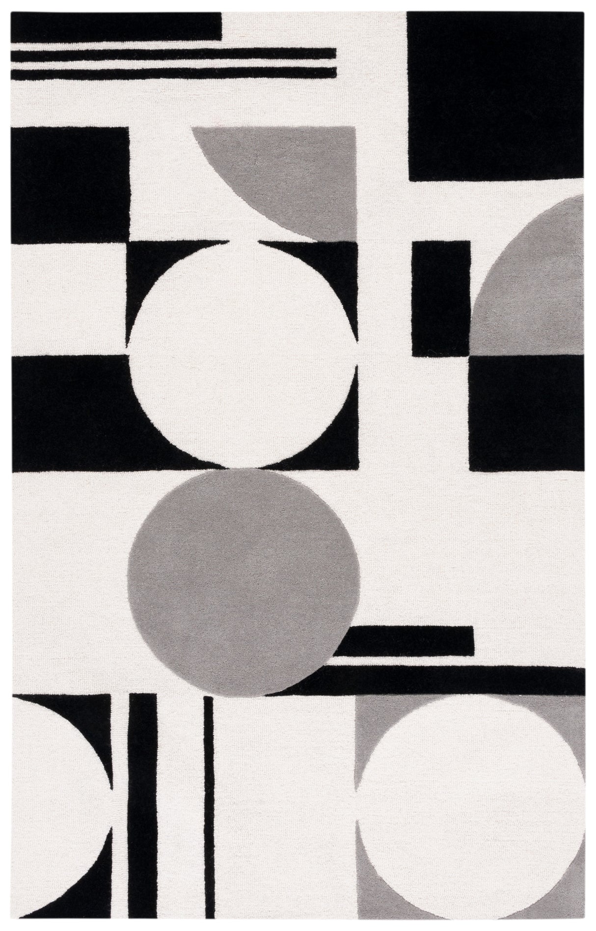 Safavieh Rodeo Drive Rd856F Grey/Black Rug.