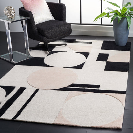 Safavieh Rodeo Drive Rd856U Blush/Black Rug.