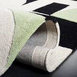 Safavieh Rodeo Drive Rd856Y Green/Black Rug.