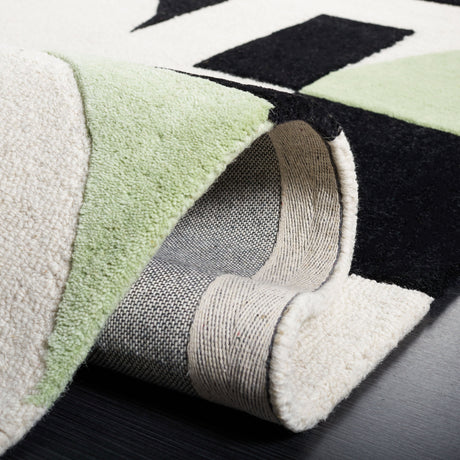 Safavieh Rodeo Drive Rd856Y Green/Black Rug.
