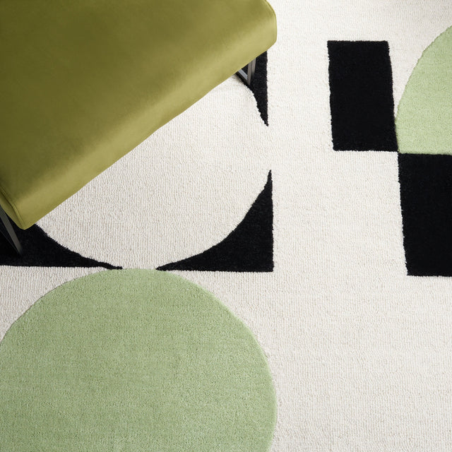 Safavieh Rodeo Drive Rd856Y Green/Black Rug.