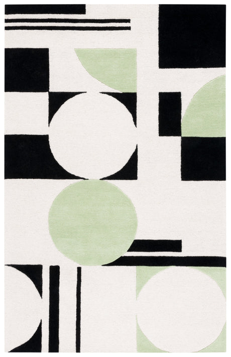 Safavieh Rodeo Drive Rd856Y Green/Black Rug.