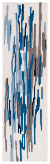 Safavieh Rodeo Drive Rd858M Ivory/Blue Rug.