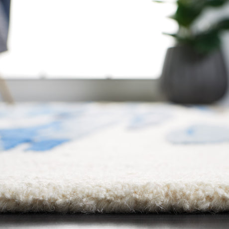 Safavieh Rodeo Drive Rd858M Ivory/Blue Rug.