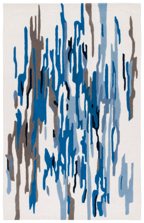 Safavieh Rodeo Drive Rd858M Ivory/Blue Rug.