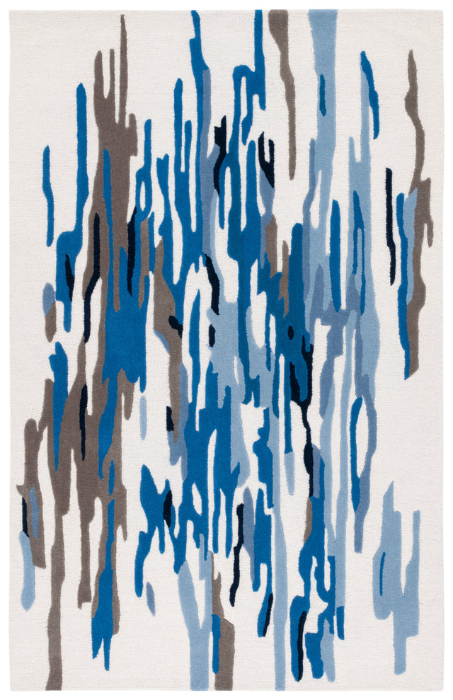 Safavieh Rodeo Drive Rd858M Ivory/Blue Rug.