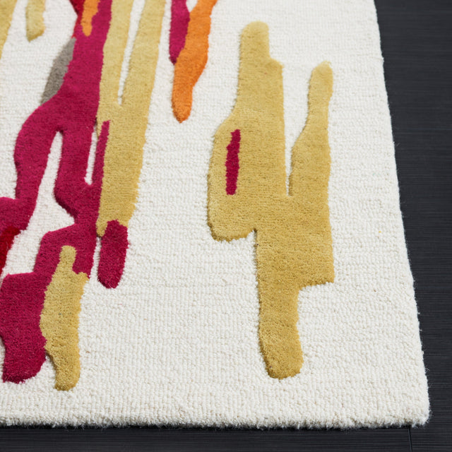 Safavieh Rodeo Drive Rd858Q Ivory/Red Rug.