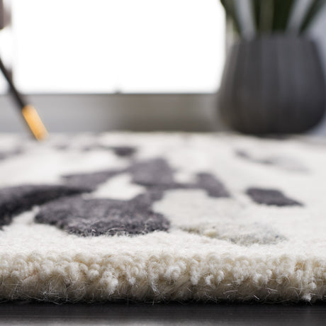 Safavieh Rodeo Drive Rd858Z Ivory/Black Rug.