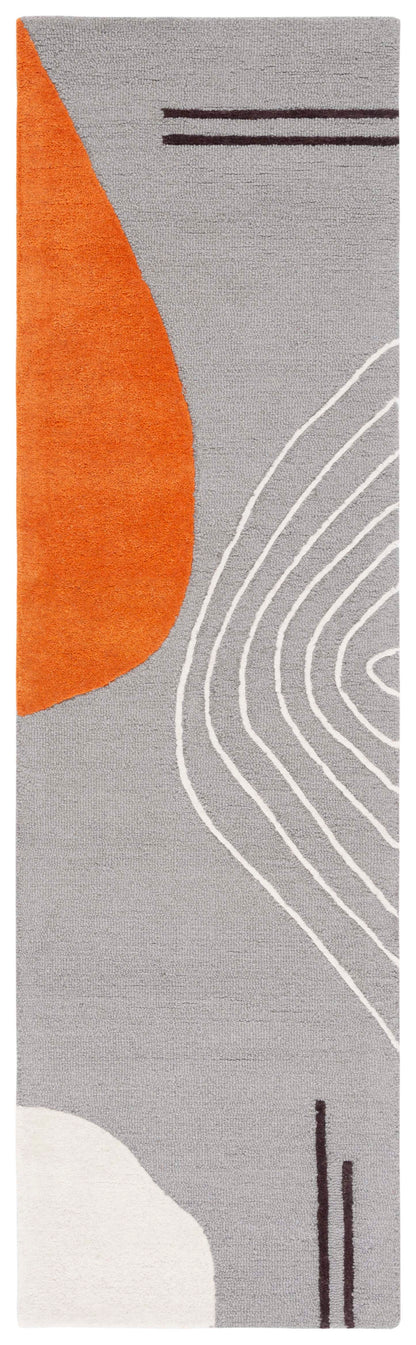 Safavieh Rodeo Drive Rd860H Grey/Rust Area Rug