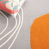 Safavieh Rodeo Drive Rd860H Grey/Rust Rug.