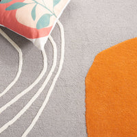 Safavieh Rodeo Drive Rd860H Grey/Rust Area Rug