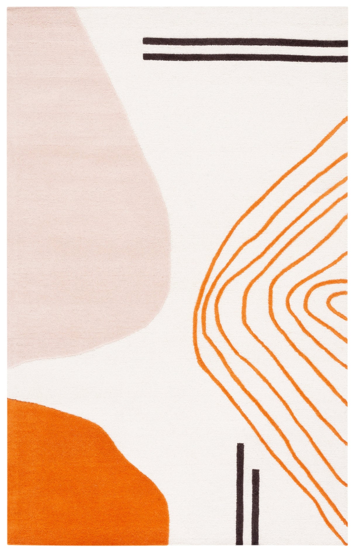 Safavieh Rodeo Drive Rd860P Ivory/Rust Rug.