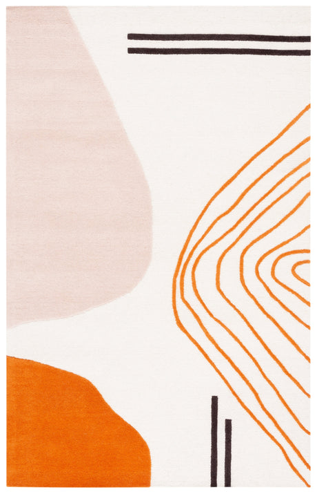 Safavieh Rodeo Drive Rd860P Ivory/Rust Rug.
