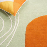 Safavieh Rodeo Drive Rd860Y Green/Rust Rug.