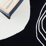 Safavieh Rodeo Drive Rd860Z Black/Ivory Rug.