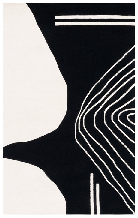 Safavieh Rodeo Drive Rd860Z Black/Ivory Rug.