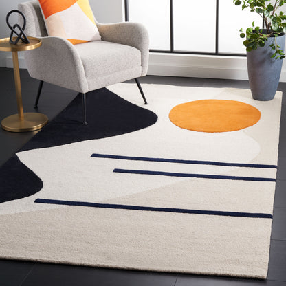 Safavieh Rodeo Drive Rd883B Beige/Black Area Rug