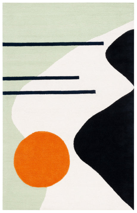 Safavieh Rodeo Drive Rd883Y Green/Black Rug.