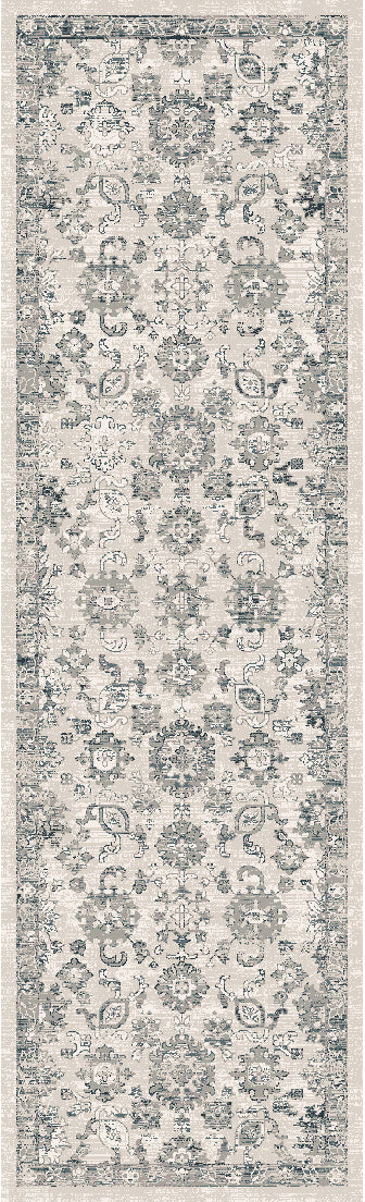 Dynamic Rugs Refine 4634 Cream Grey Blue Area Rug