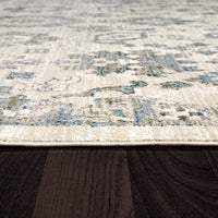 Dynamic Rugs Refine 4634 Cream Grey Blue Area Rug