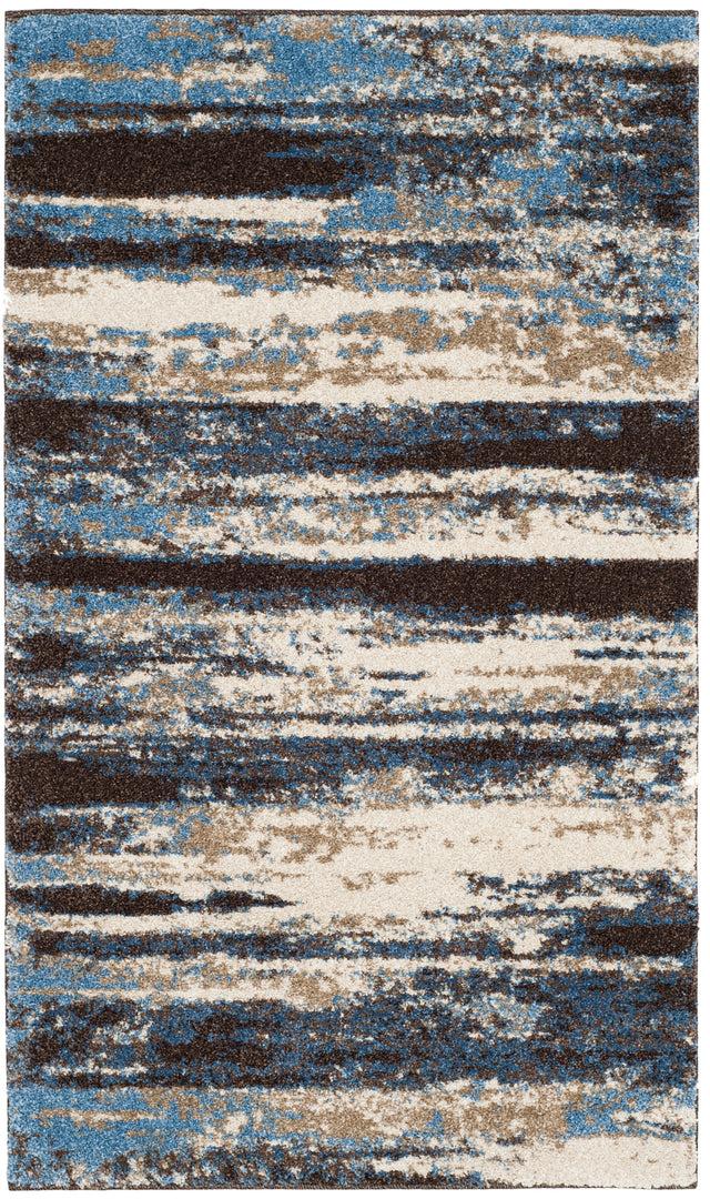 Safavieh Retro Ret2138 Cream/Blue Rugs.