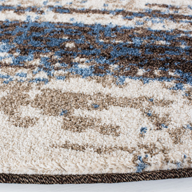 Safavieh Retro Ret2138 Cream/Blue Rugs.