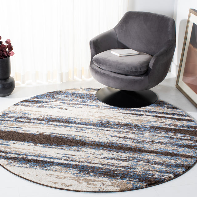 Safavieh Retro Ret2138 Cream/Blue Rugs.