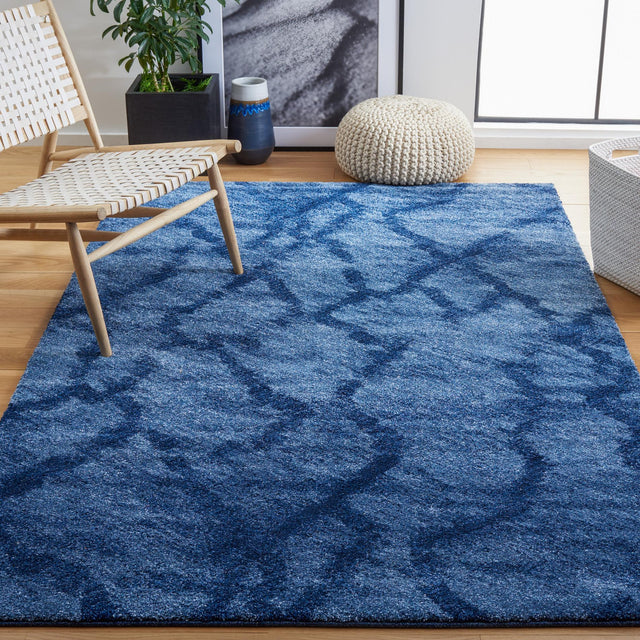 Safavieh Retro Ret2144 Blue/Dark Blue Rugs.