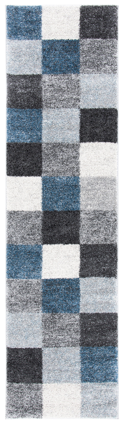 Safavieh Retro Ret558F Grey/Blue Area Rug