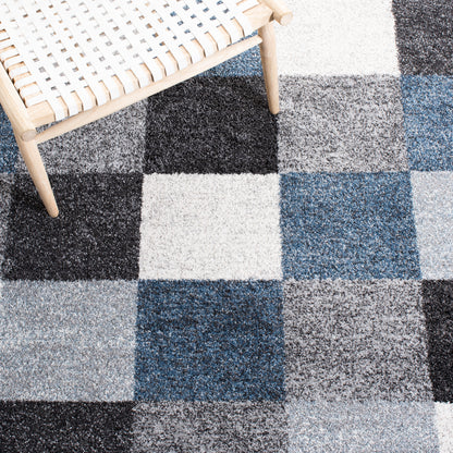 Safavieh Retro Ret558F Grey/Blue Area Rug