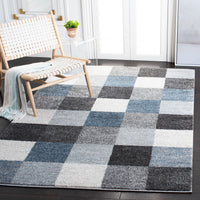 Safavieh Retro Ret558F Grey/Blue Area Rug