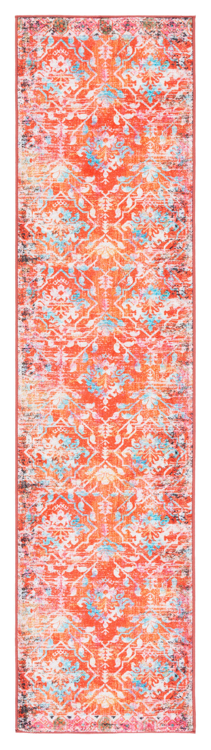 Safavieh Riviera Riv117P Orange/Light Blue Area Rug