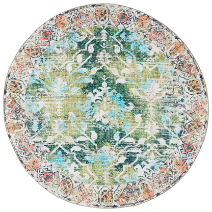 Safavieh Riviera Riv117Y Green/Light Blue Area Rug