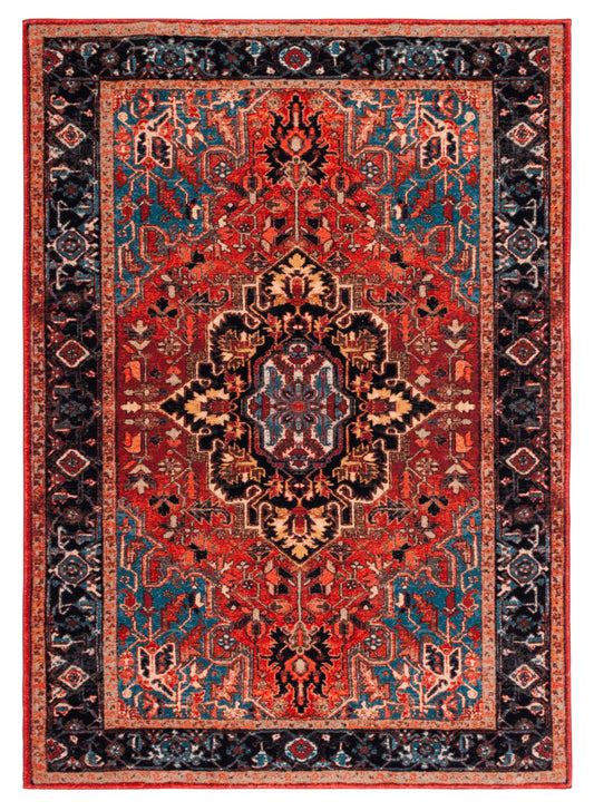 Safavieh Riviera Riv138Q Red/Blue Area Rug