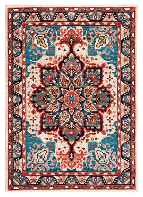 Safavieh Machine Washable Riviera Riv155N Blue/Beige Rug.