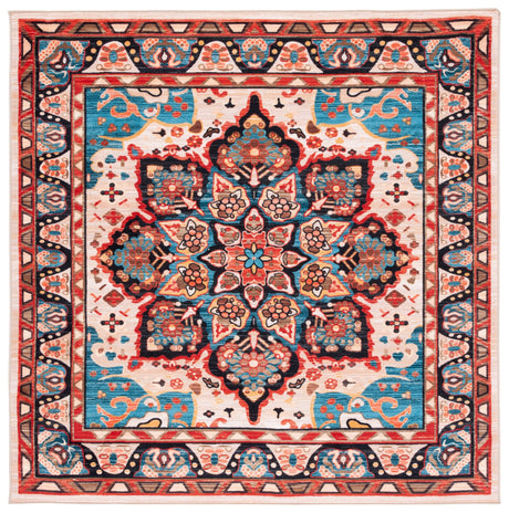 Safavieh Machine Washable Riviera Riv155N Blue/Beige Rug.