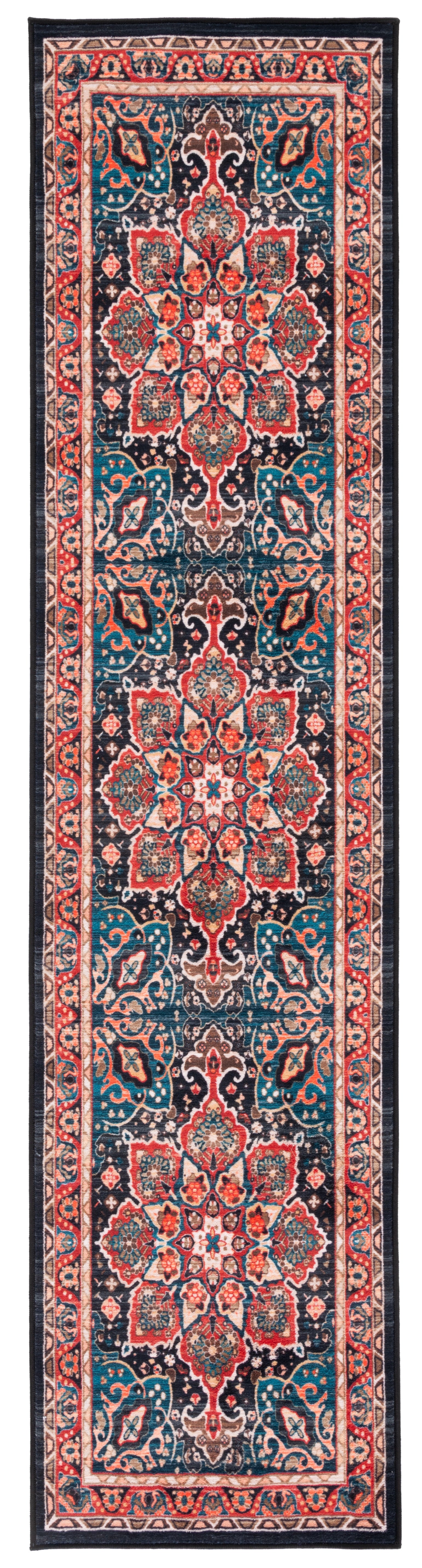 Safavieh Riviera Riv155Q Red/Navy Area Rug