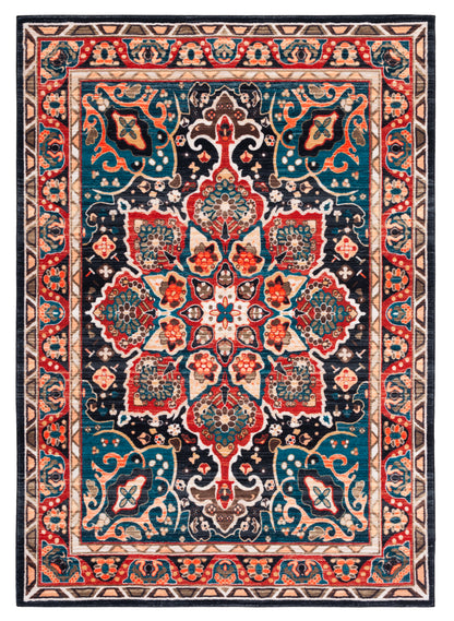 Safavieh Riviera Riv155Q Red/Navy Area Rug