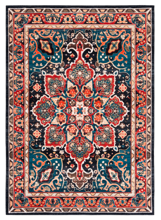 Safavieh Riviera Riv155Q Red/Navy Area Rug