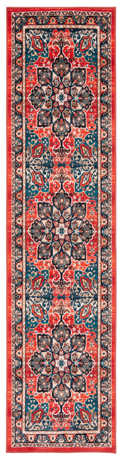 Safavieh Riviera Riv155Z Black/Red Area Rug