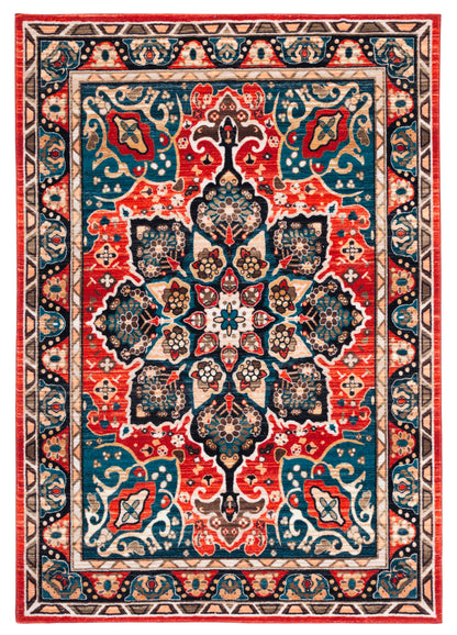 Safavieh Riviera Riv155Z Black/Red Area Rug