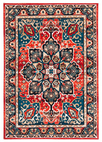 Safavieh Riviera Riv155Z Black/Red Area Rug