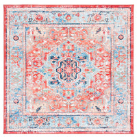 Safavieh Riviera Riv182J Light Blue/Red Area Rug