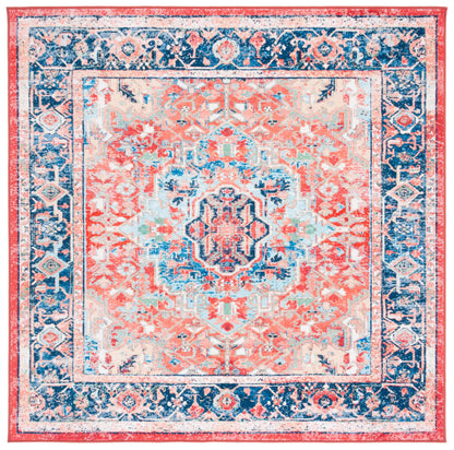 Safavieh Riviera Riv182N Navy/Red Area Rug