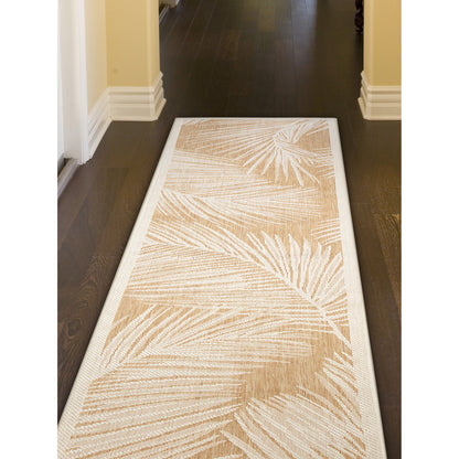 Liora Manne Carmel Fronds 8474/12 Beige Area Rug