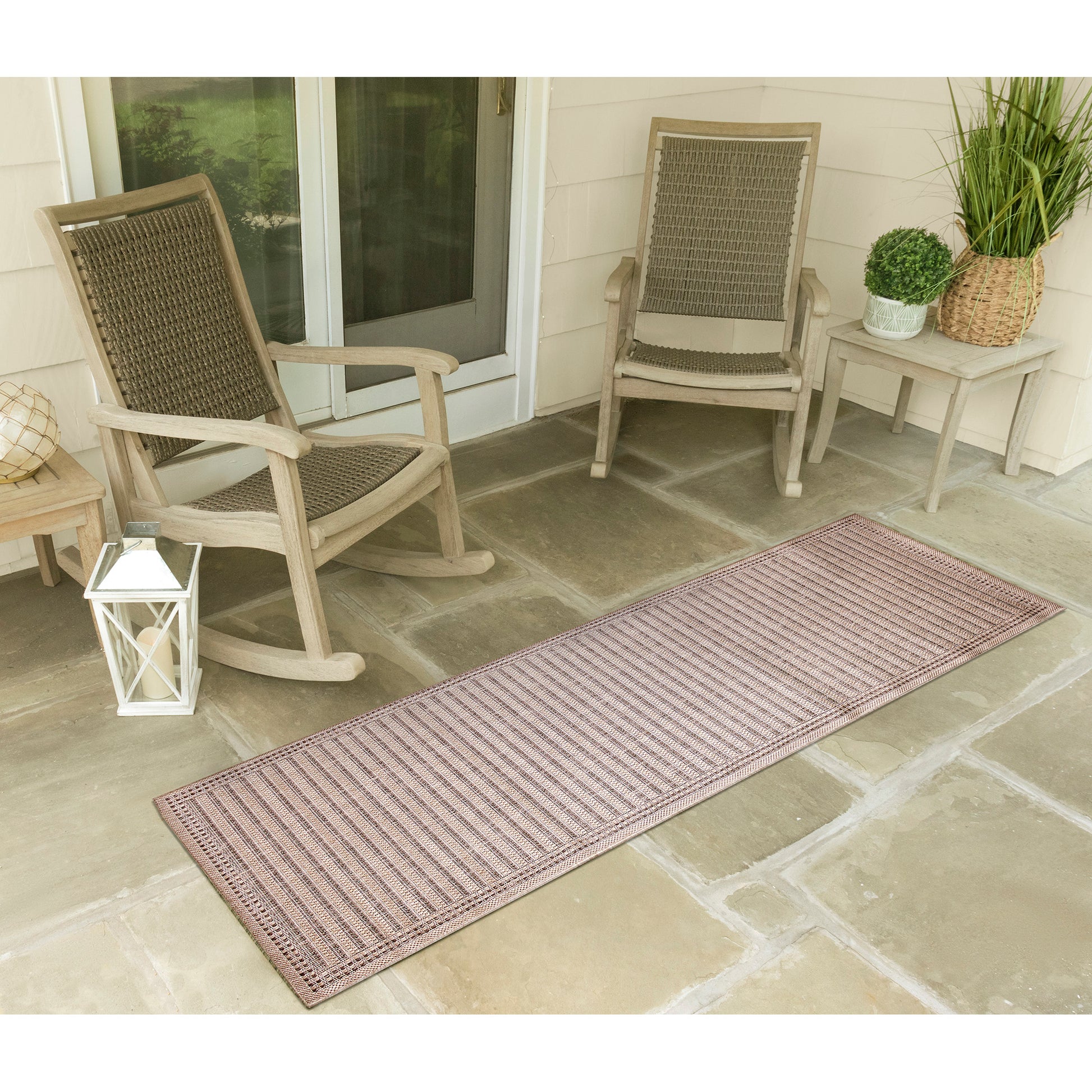 Liora Manne Malibu Simple Border 8223/12 Natural Area Rug