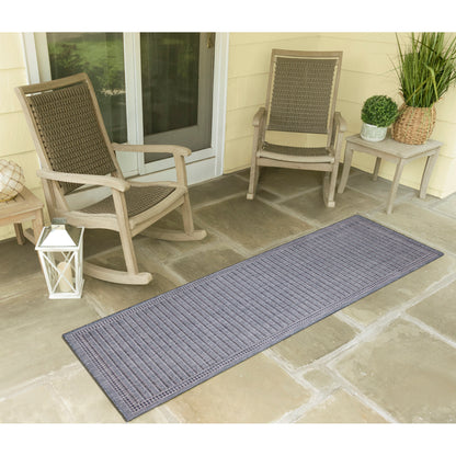 Liora Manne Malibu Simple Border 8223/33 Navy Area Rug