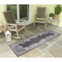 Liora Manne Malibu Pine Border 8235/47 Grey Area Rug