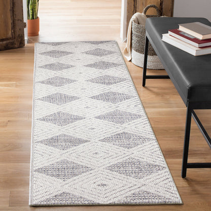 Liora Manne Dunes Modern Diamond 6688/38 Grey Area Rug